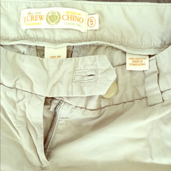 J crew chino city fit khakis- size 0p - Picture 1 of 8